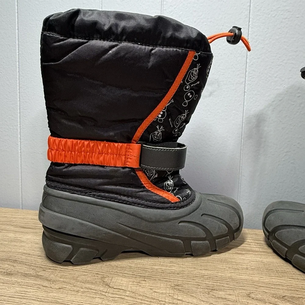 Sorel Disney Frozen Olaf Winter Boots Kids Sz 4‎ Snow Waterproof Insulated Warm